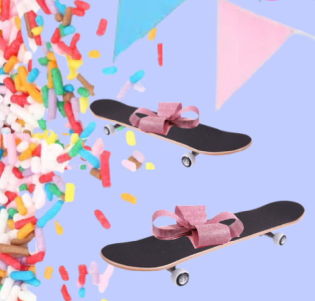 It's a birthday skate!